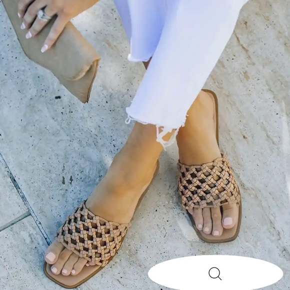 Vici Shoes - Vici Dolls Fey Woven Heeled Sandal Size 8.5